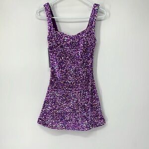 Princess Polly Purple Sequin Mini Dress